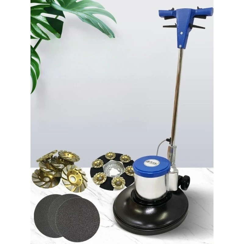 Self-leveling grinder, industrial grade high-power floor grinding cement epoxy floor renovation polishing machine