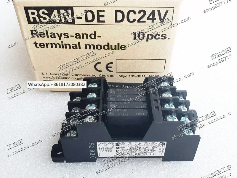 Original terminal relay RS4N-DE 24VDC spot relay module RS6N-DE  1PCS