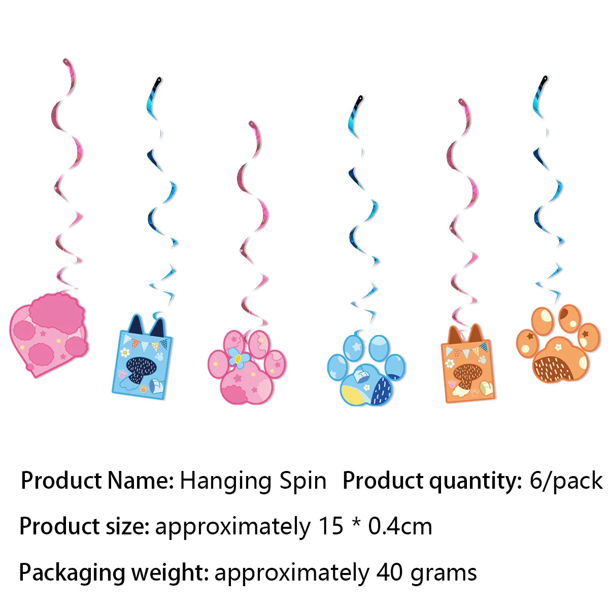 Cartoon Blauwe Hond Bingo Verjaardagsdecoratieset Hondentafelkleed Beker Bord Servet Cadeautasjes Babyshower Kinderfeestje Favorieten Benodigdheden