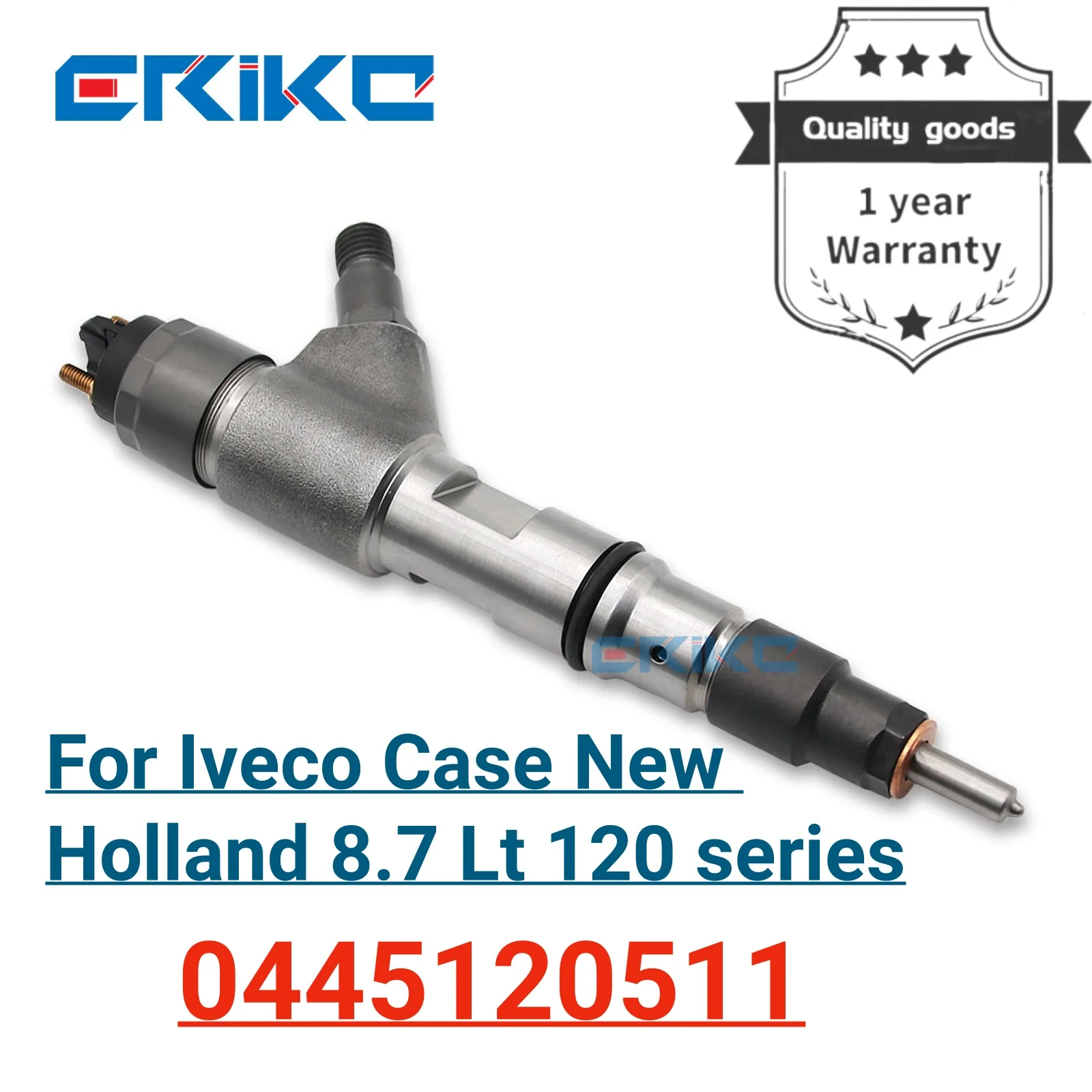 

0445120511 Auto Engine Injector 0 445 120 511 Diesel Part Injector 0445 120 511 for Iveco Case New Holland 8.7 Lt 120 series