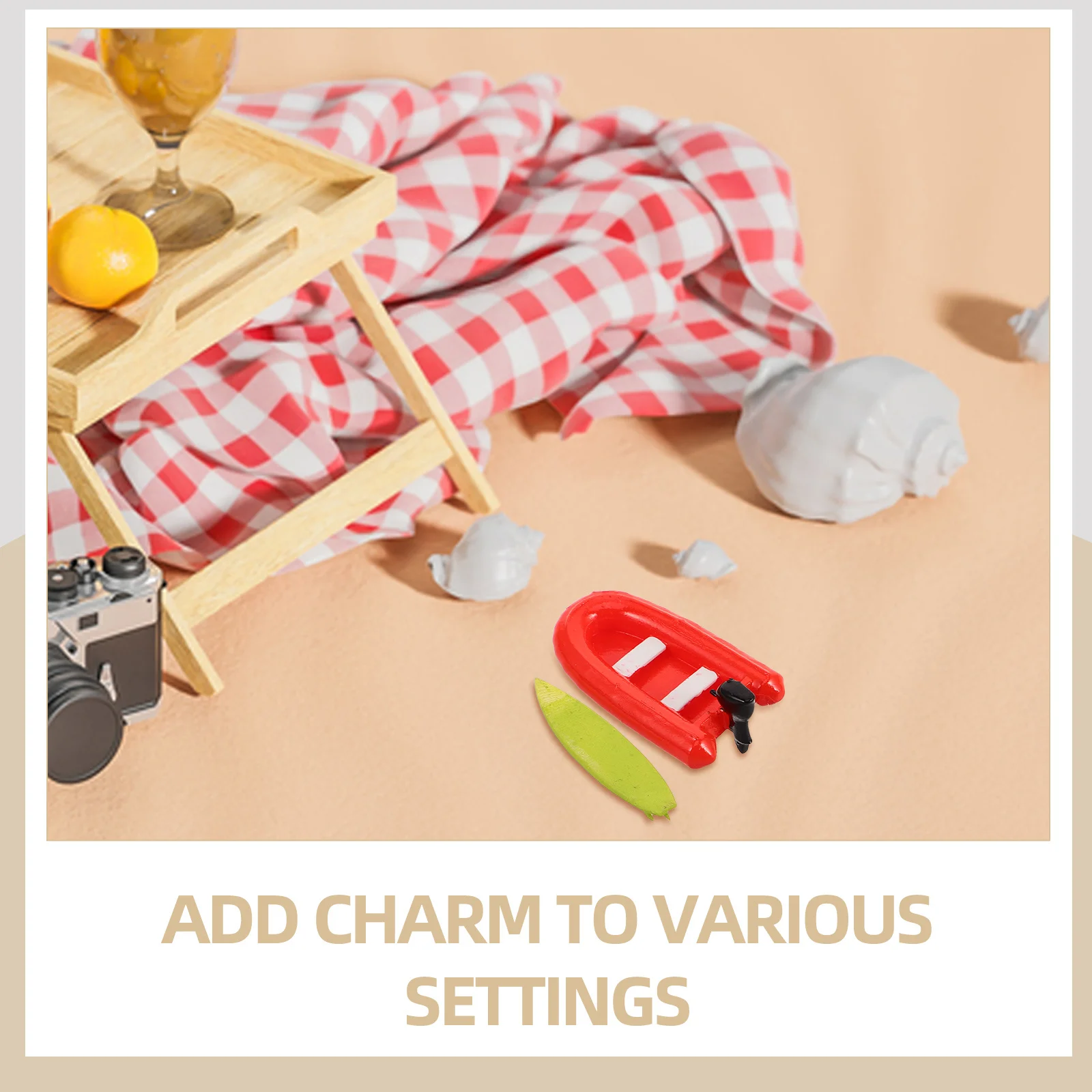 2 قطعة 1:64 مقياس الشاطئ مجموعة صغيرة قارب قابل للنفخ لوح التزلج للأطفال البلاستيك الرمال بركة حوض الاستحمام اللعب قارب بحري المياه في الهواء الطلق