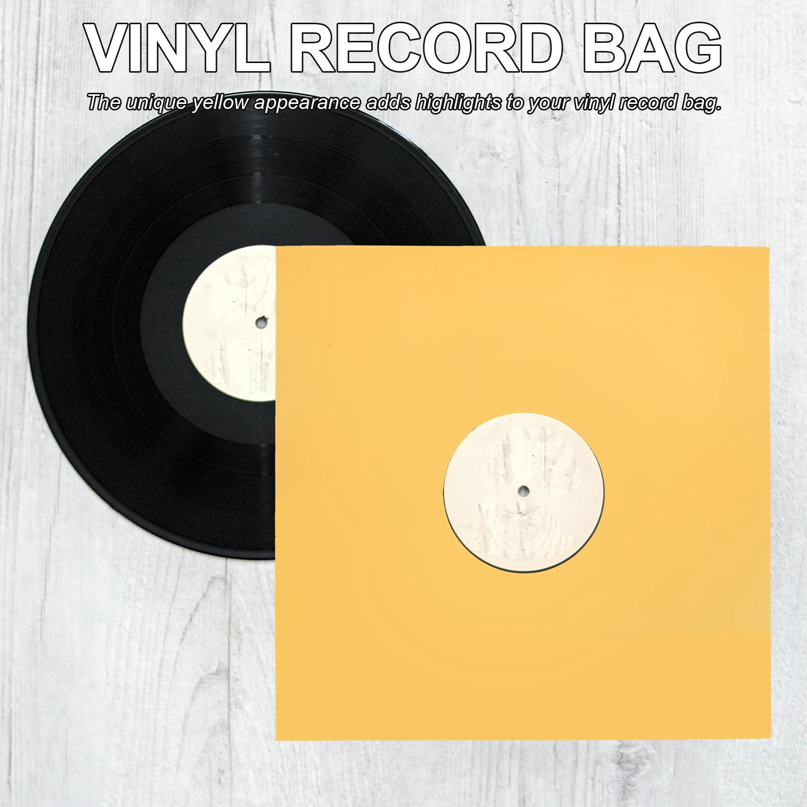 

10 PCS Care Record Sleeve Album Covers Kraft Paper Vinyl Accessories Jackets for Records