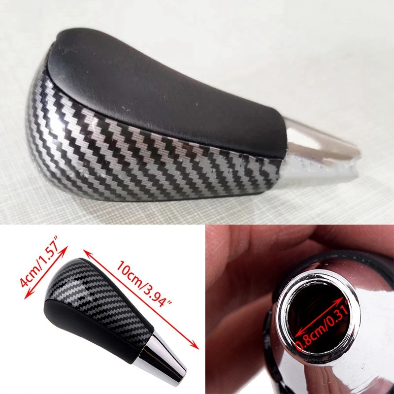 Carbon Gear Shift Knob Gear Shift Knob Stick Headball for ES300 ES330 ES350 GS300 GS350