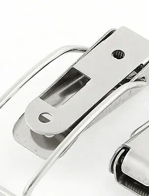 Chest Case Box Stainless Steel Spring Loaded Draw Lock Toggle Latch 4.5