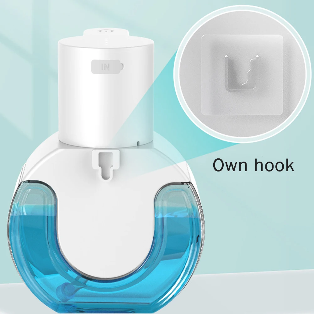 420ml USB Rechargeable Soap Dispenser IPX5 Waterproof Detergent Electric Hotel ABS Plastic Foaming Shampoo Infrared Induction