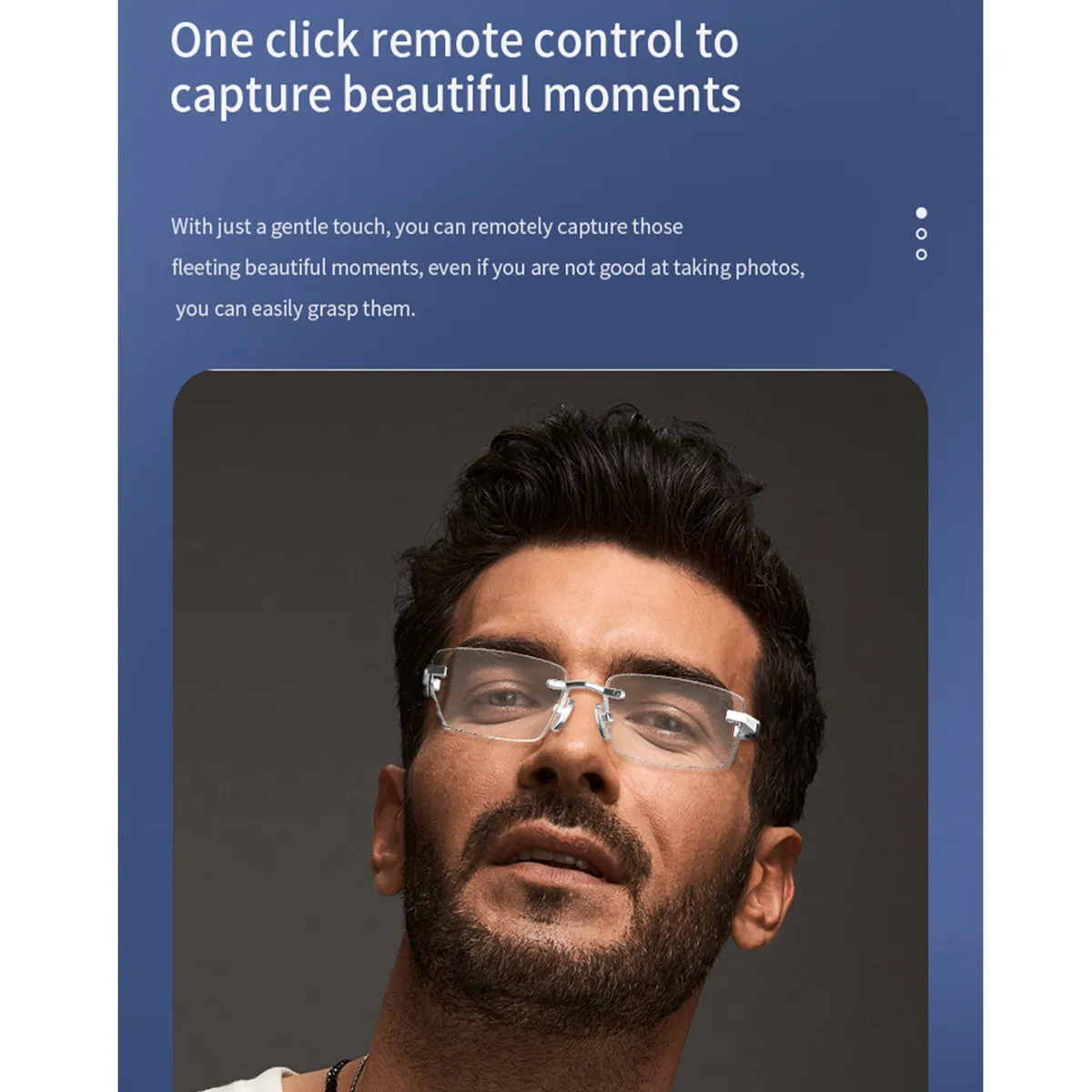 Supporto per occhiali intelligenti Scambio Lenti per miopia Chiamata Bluetooth AI Assistente vocale Navigazione Ascolta brani Occhiali per traduzione intelligente