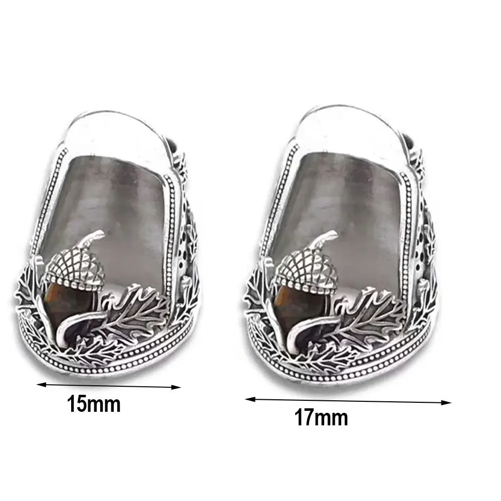 Metal Open Nail Acorn Thimble Durable DIY Craft Open Nail Acorn Finger Protector Hand Sewing Quilting Adjustable
