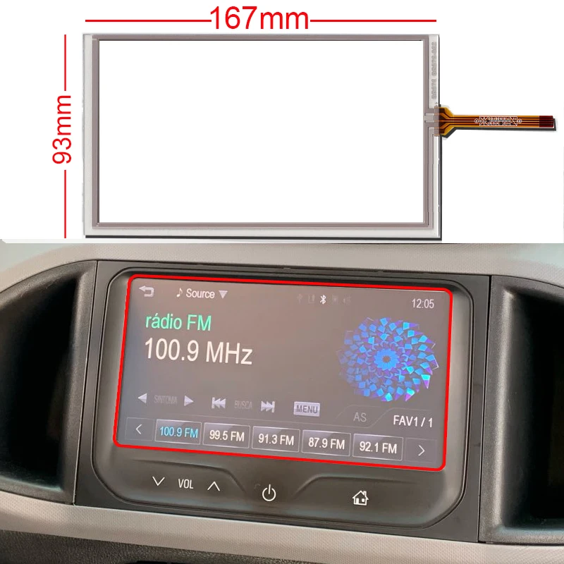 New 7 Inch 4 Pin Touch Screen MYLINK For Chevrolet GMC Onix Aveo Spark Prism Trax 2012-2016 Car CD Audio Player Navigation Raido