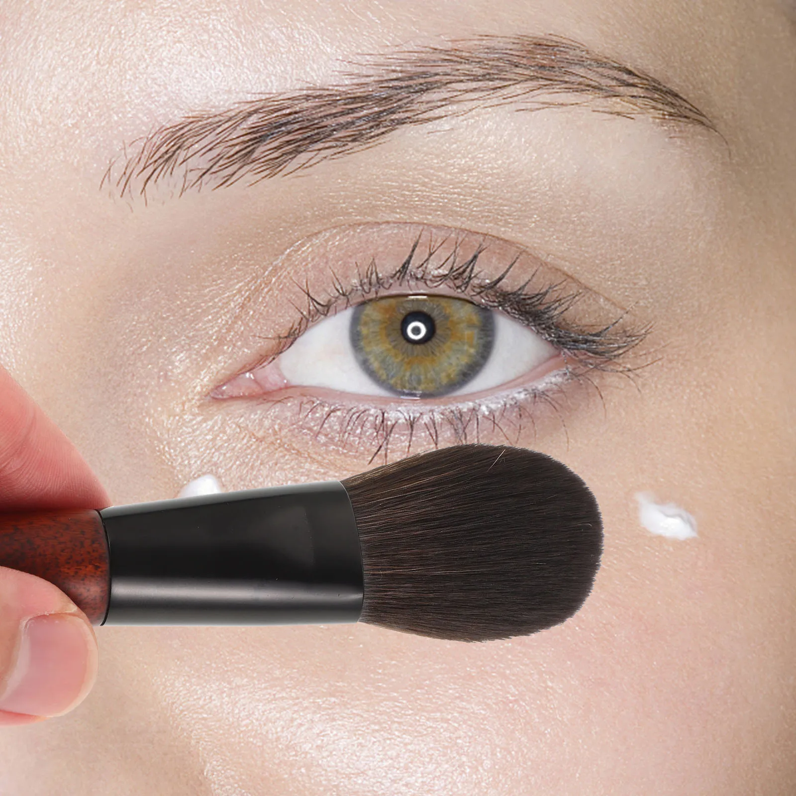 1 set Portable Makeup Brush Set Soft Bristles Compact Travel Friendly For Women Blending Eyeshadow Face Tools Kit