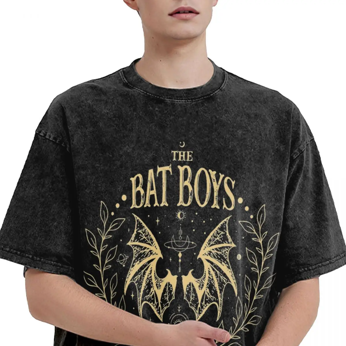 Golden The Bat Boys T Shirt Summer Rhysand Cassian Azriel Bookish Acotar T Shirts Casual Tee Shirt For Mens Short Sleeve Tops