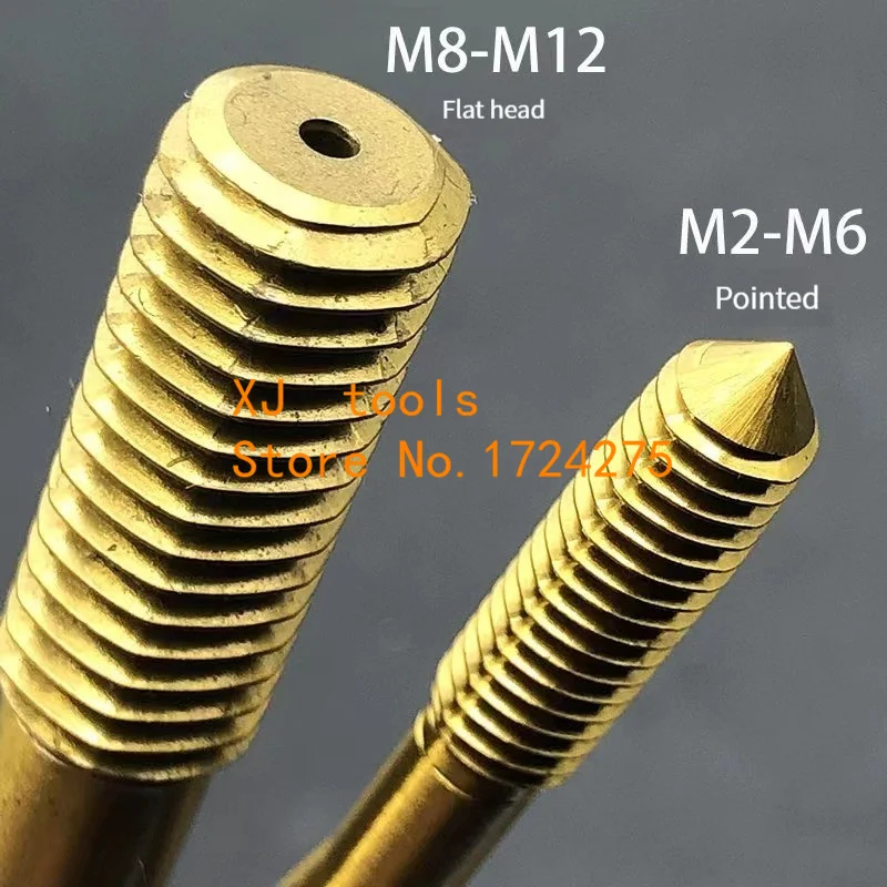 M3 M4 M5 M6 M8 M10 M12 High Speed Steel Titanium Extrusion Tap Copper Alloy Aluminum Alloy Tapping Through Hole Blind Hole