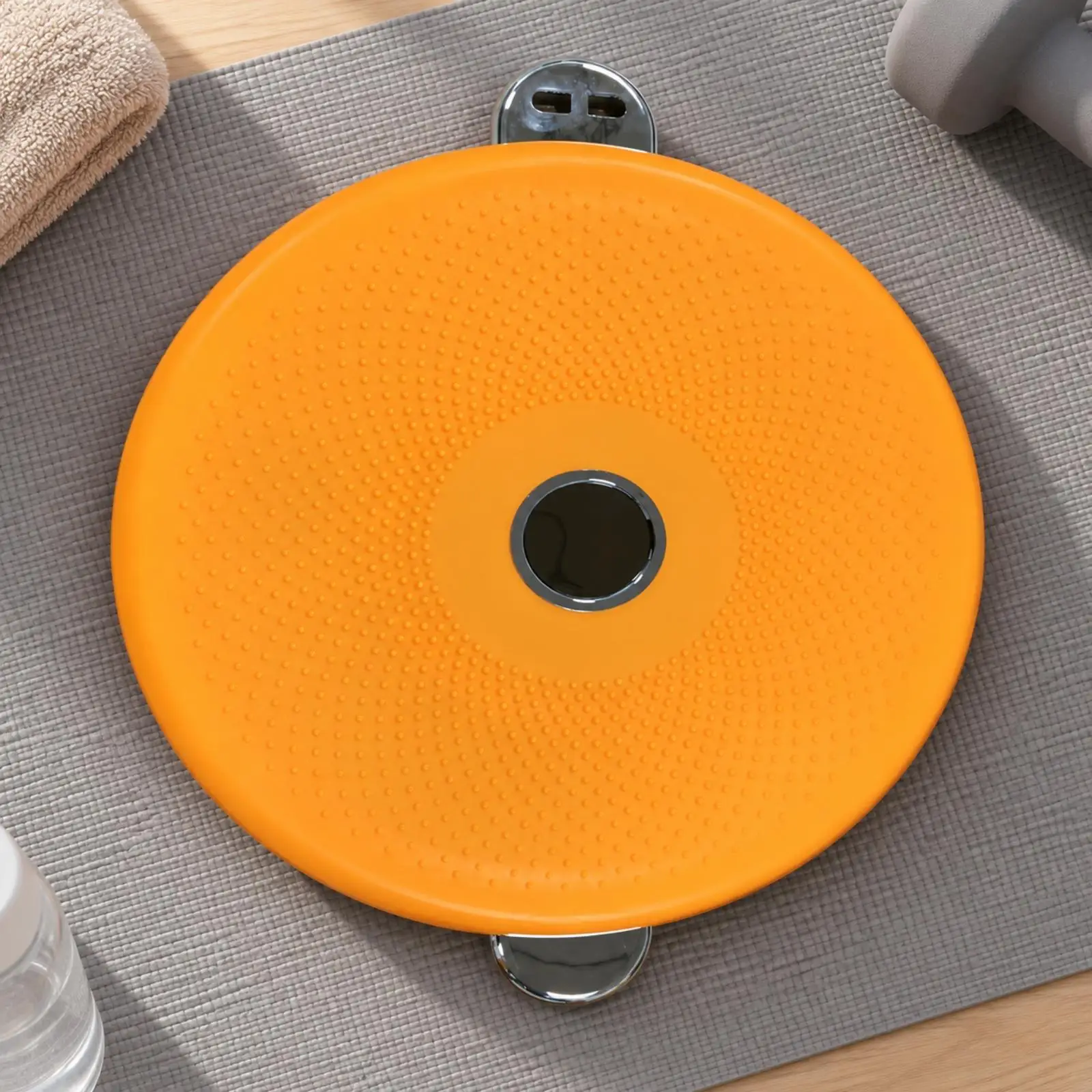 Waist Slimming Exercise Disc for Home Gym Core Hip and Lower Body Training with Raised Dot Foot Massage and Sturdy Build