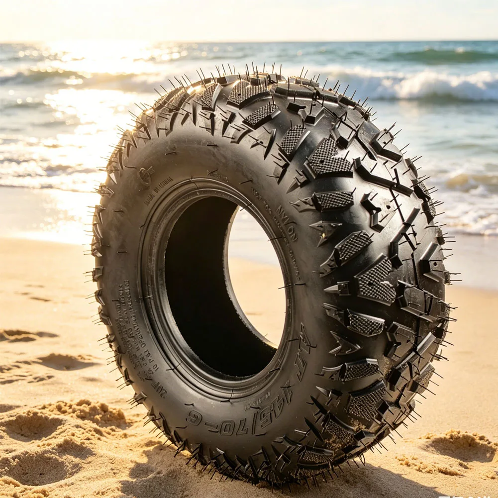 

145/70-6 Tubeless Tire 4PR 160KG Load A Pattern Off Road Tires For ATV (All-Terrain Vehicle)/Go Kart Tyre Replace Parts