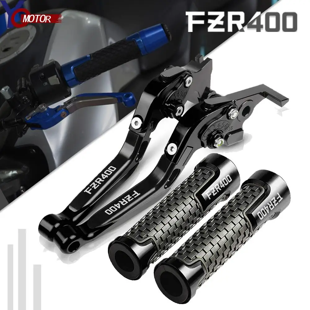 

FOR Yamaha FZR400 FZR 400 1988 1989 1990 Motorcycle Accessories Folding Extendable Brake Clutch Levers and handlebar grips