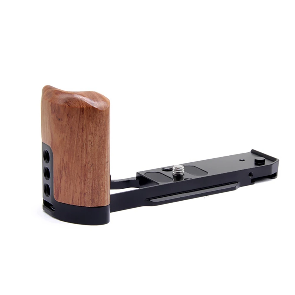 Placa L de liberación rápida mejorada, mango lateral de madera, empuñadura de soporte para cámara Digital NIKON ZFC, accesorios para trípode