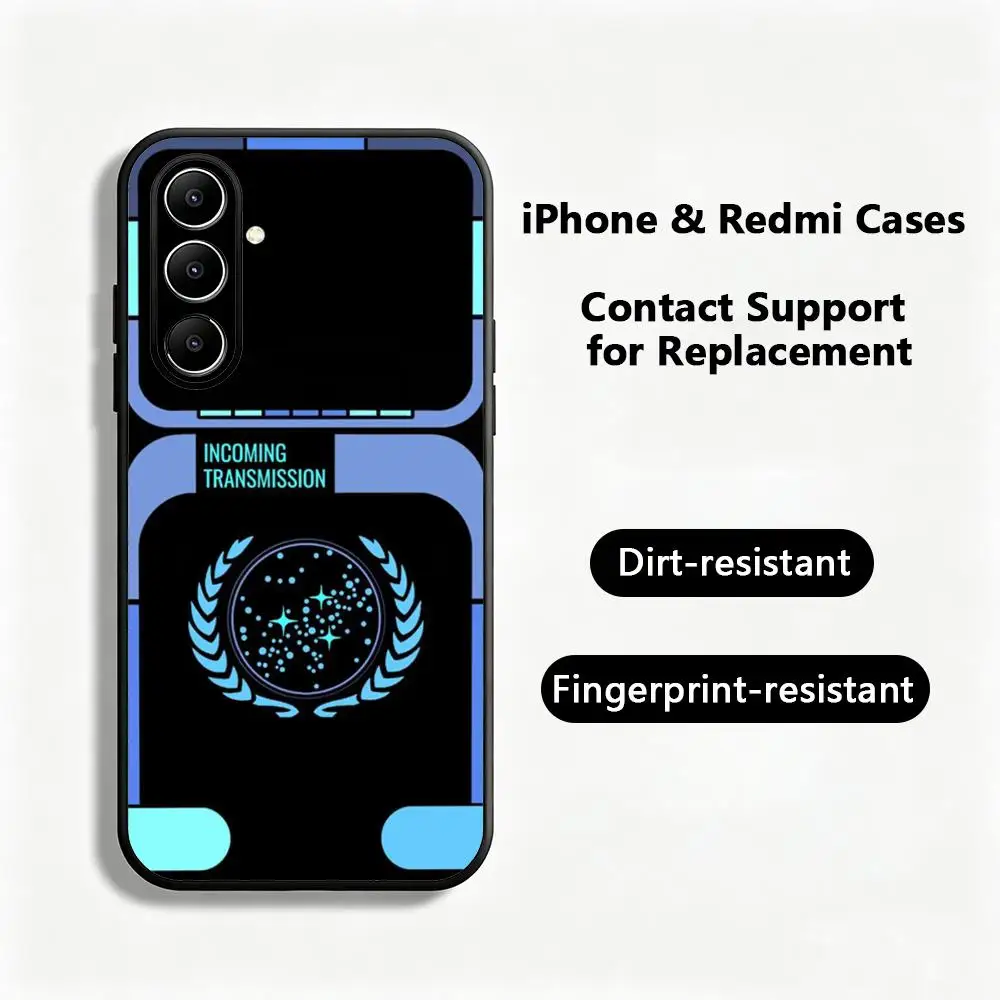 Luxury Technology Hot star trek ships Phone Case For Samsung Galaxy S26 S25 S24 S23 S22 S21 S20 Plus Ultra Note20 Soft Black