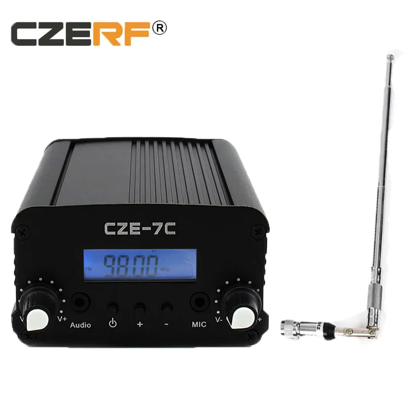 CZE-7C 1w/7w wireless audio amplifier home fm transmitter 76 ~ 108Mhz adjustable