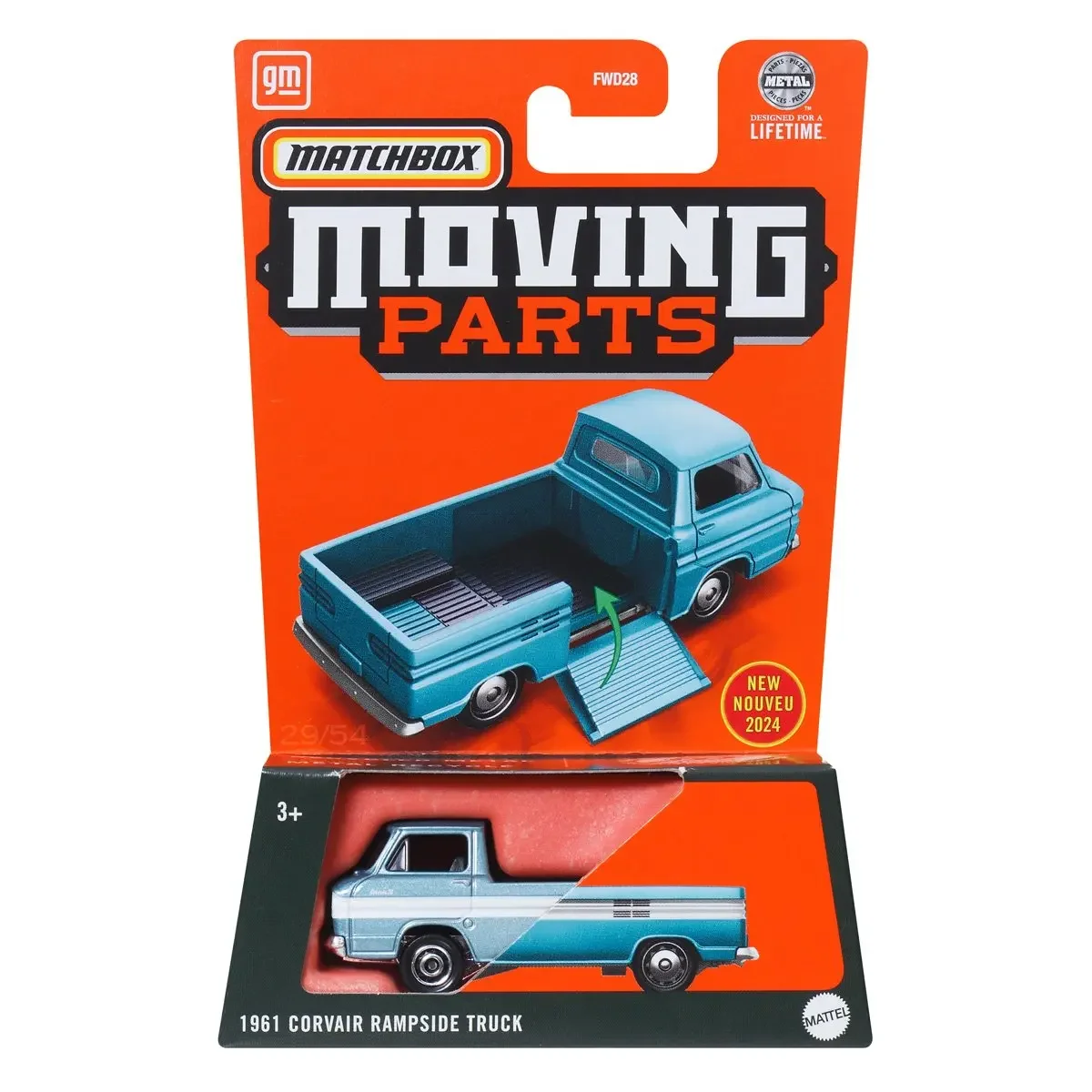 Mattel Matchbox Cars Moving Parts 2024 Mix 8 Vehicles FWD28 959R Model Collection Diecast Metal Car Toy Gift