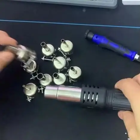 Universal Hot Air Nozzle 3-12mm For 852D 898 Soldering Heat Gun Air Soldering Welding Round Nozzles Tool