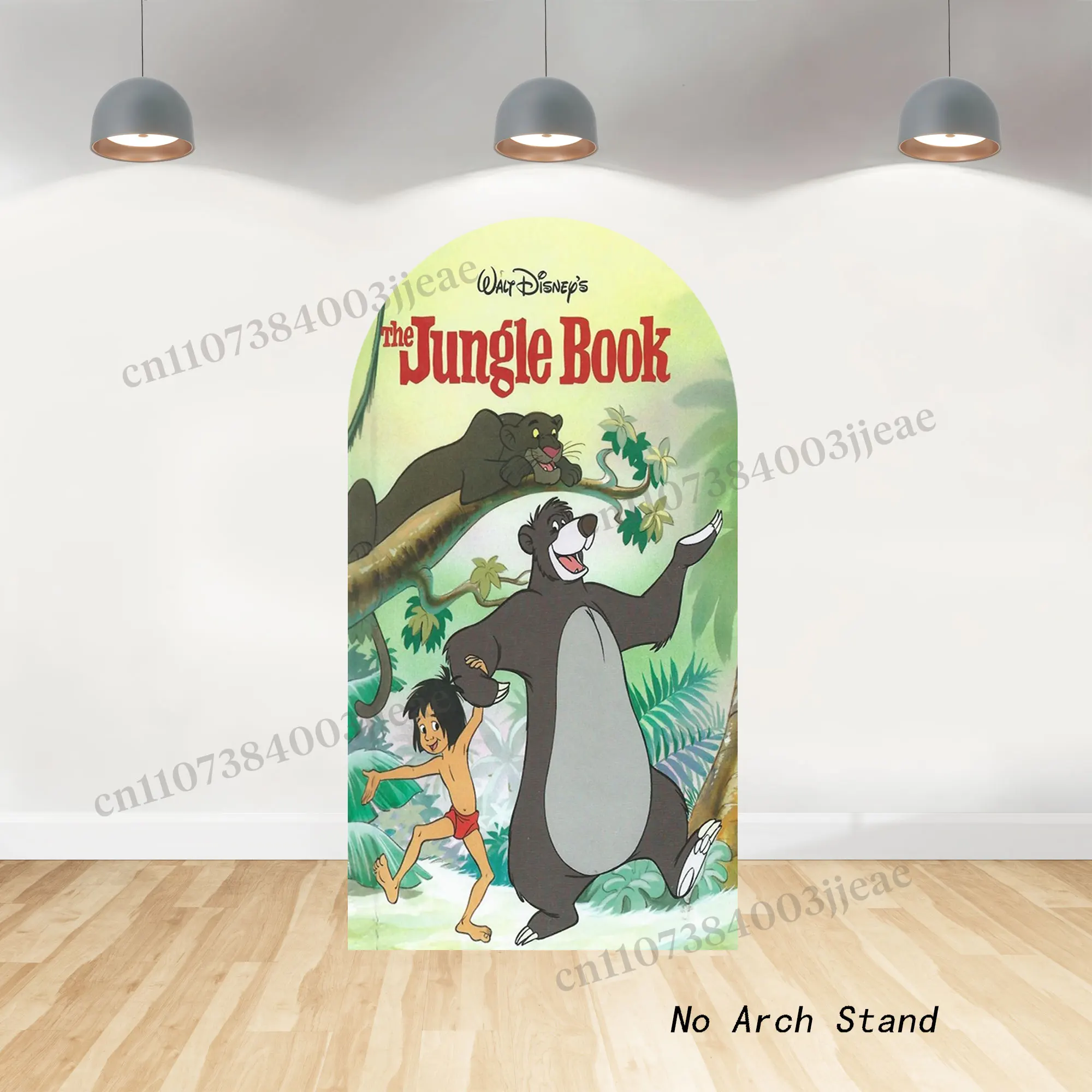The Jungle Book Backdrop Arch Photo Cover Boys Kid 1st Birthday Party Decor Baby Shower Child Photography Background Studio Prop view 5