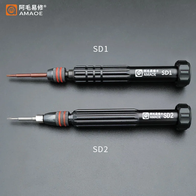 Amaoe-SD2 Precision Magnetic Screwdriver para IOS e Android Phone, Camera Watch Opening Disassembly Tool, New Batch Head Fixed Design