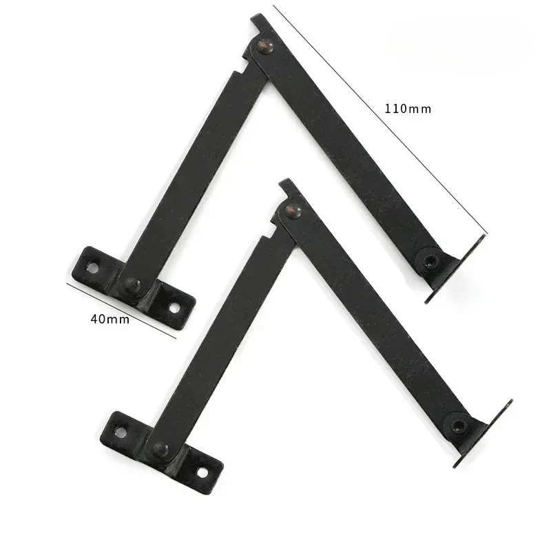 10pcs Lid Support Hinges Remain Antique Bronzes Iron Decor Hinge Box Furniture Hardware Cabinet Door Kitchen furniture hardware