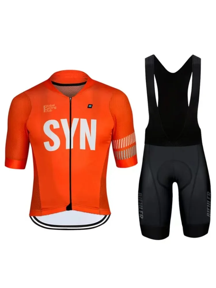 AliExpress KBORA SYNful Quick Dry Short Sleeve Men's Cycling Clothing Set Mountain Bike Suit Summer 2024 Ciclismo