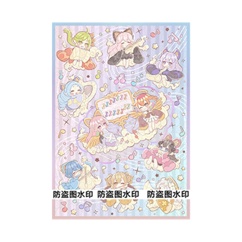 63X90 مللي متر 50 قطعة/المجموعة لتقوم بها بنفسك ذاتية الصنع يو غي أوه! غطاء حماية لبطاقة Lunalight Ygo Killer Melody Card، ألعاب هدايا لبطاقات الرسوم المتحركة