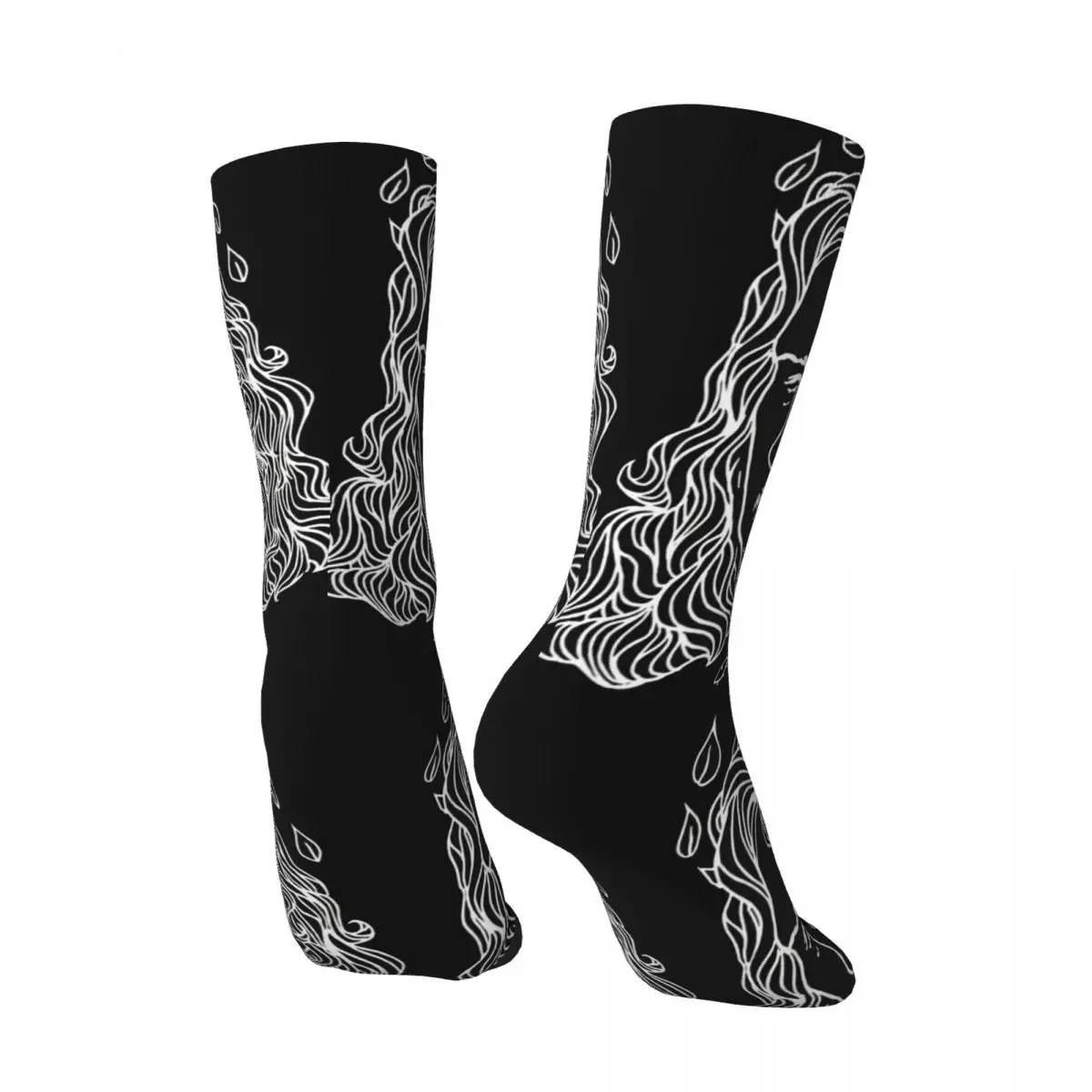 Calcetines con logotipo divertido para hombre y mujer, calcetín estilo Harajuku, Hozier, Hip Hop, Crew Crazy