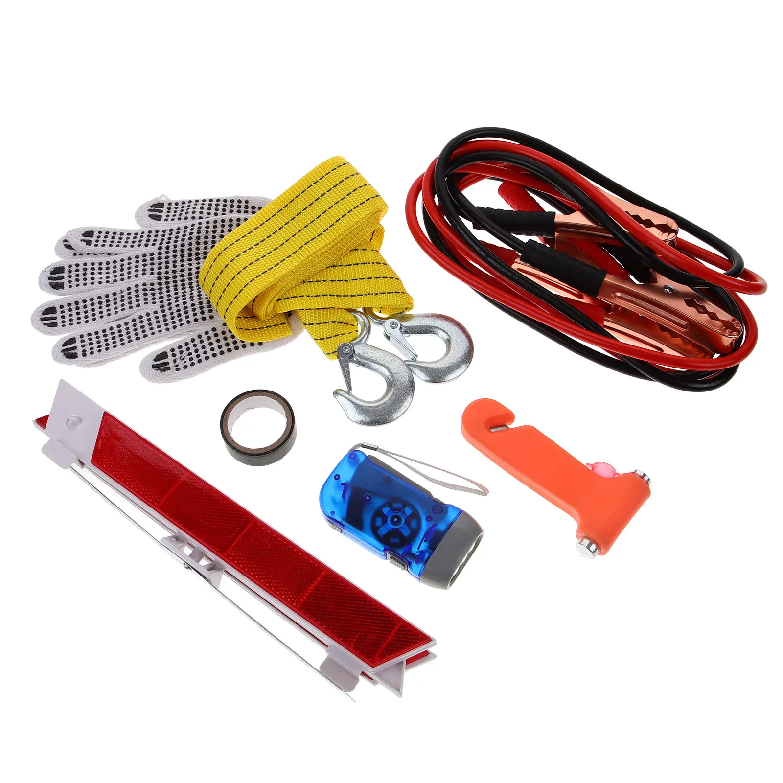 1Set Car Tool Accessory Emergency Kit Vehicle Tool Set Convenient Portable Safety Assistance Car Roadside Kit Vehicle Accessory