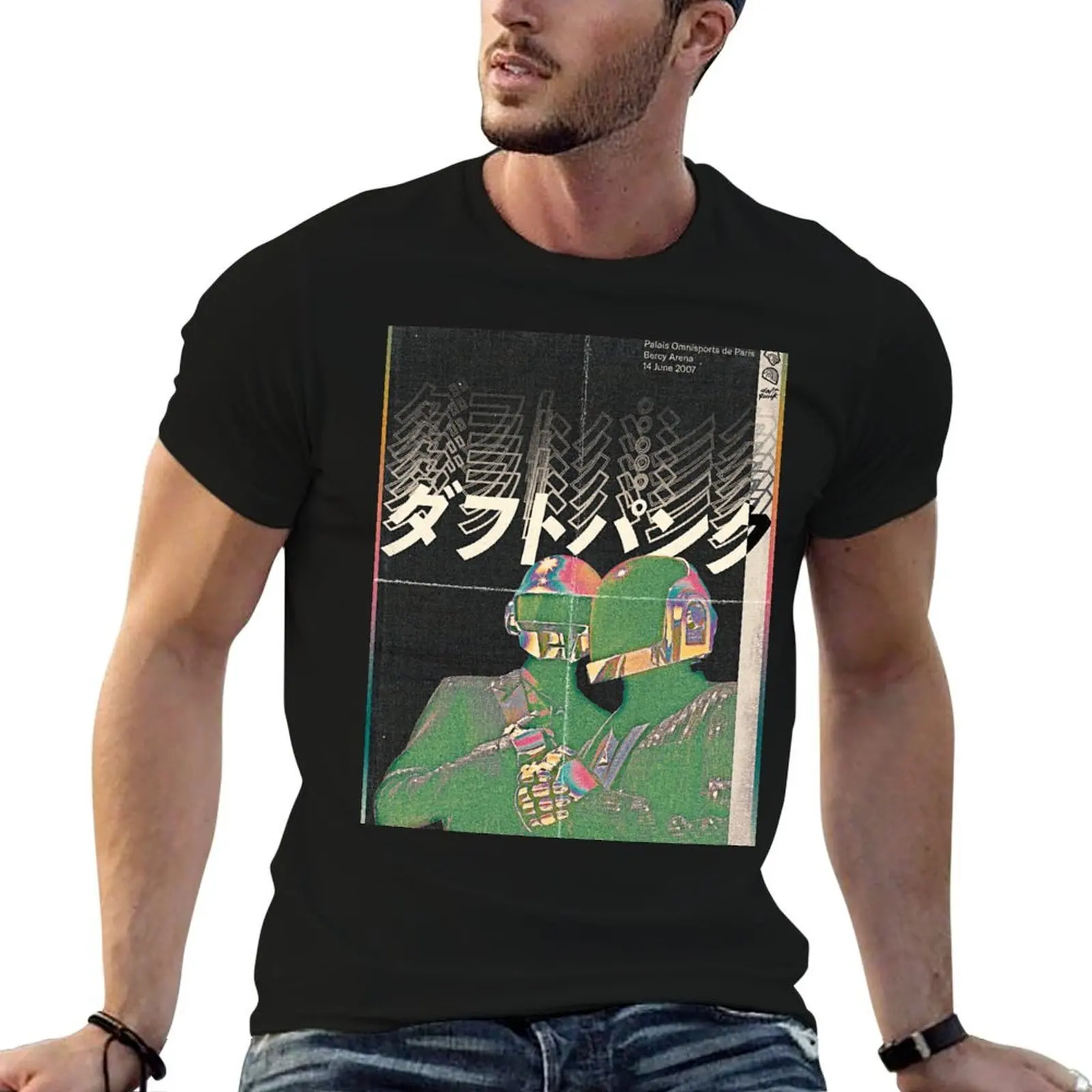 P U N K robots Japan T-Shirt anime tshirt funny t shirts cotton t shirts cotton 100% T-shirt