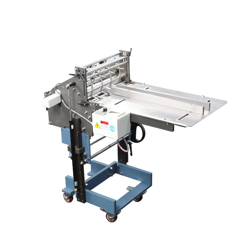 Ajustable Height Digital Counter Folding Machine Vertical Stacker folder for sale