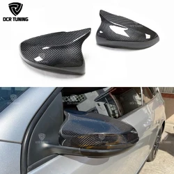 For VW Golf 6 MK6 Jetta MK6 Passat Rearview Side Mirror For Volkswagen Gti R20 Carbon Fiber Mirror Caps Replacement Style M Look