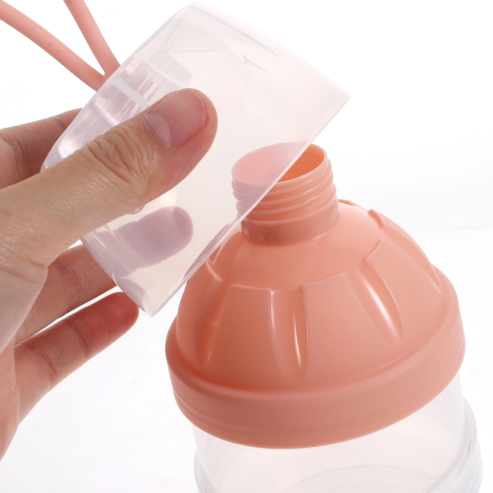 

2pcs Baby Milk Powder Container 3-Layer 90G Capacity Leakproof Food Storage Box For Formula Rice Flour Travel Feeding