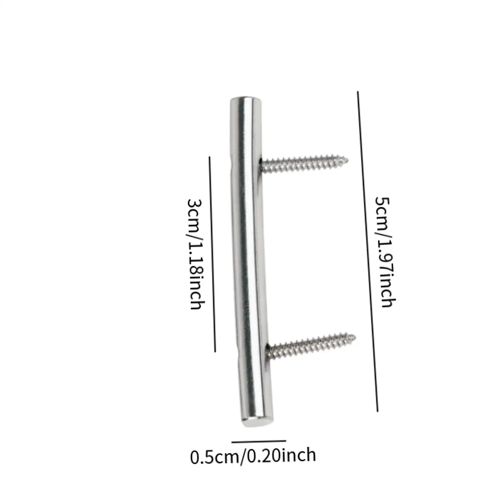 Guitar String Retainer Bar Electric Guitar String Pressing Strip Metal with Screws Repair Part Luthier Tool Guitar Accessory