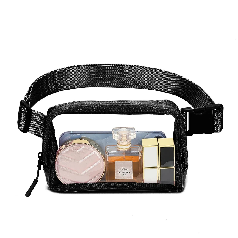 Marsupio trasparente per donna uomo marsupio trasparente taglie forti con tracolla regolabile per concerti eventi sportivi