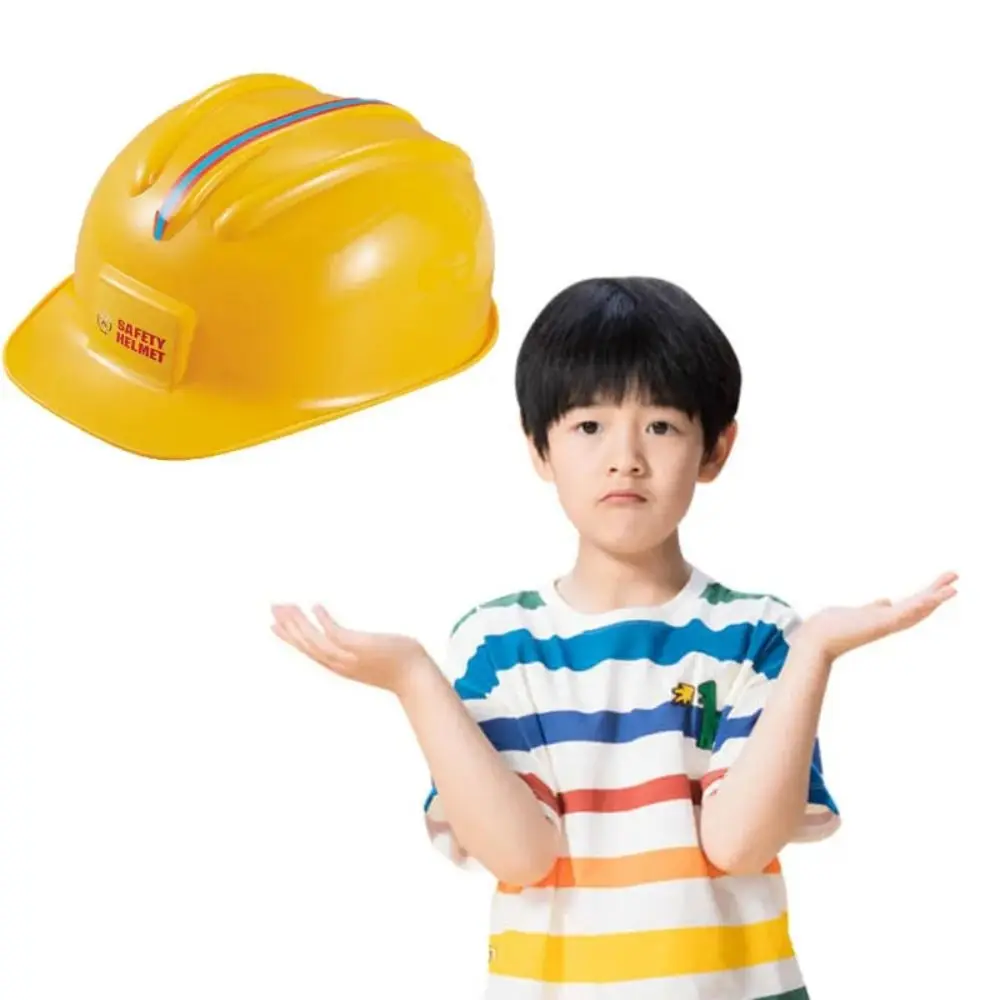 Novelty Plastic Simulation Engineering Hat Cosplay Ornaments Safety Engineering Hat Construction Hat Interaction