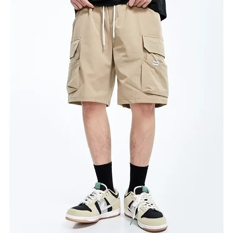 Zomer Mannen Shorts Zwart Casual Harajuku Techwear Mannen Cargo Shorts Mode Hip Hop Y2k Sport Joggingbroek Basketbal Kleding