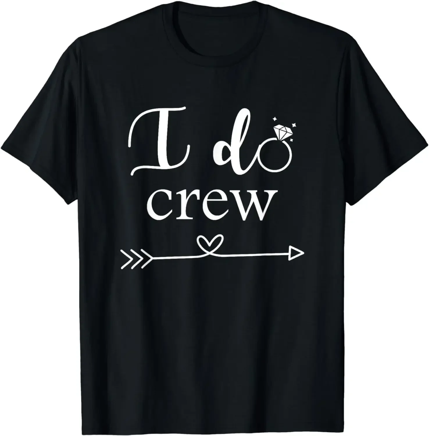 T-Shirt I Do Crew manga for Wedding Bride Bachelorette harajuku men's t-shirts Party Vintage Clothes for Women Y2k Top Camisetas