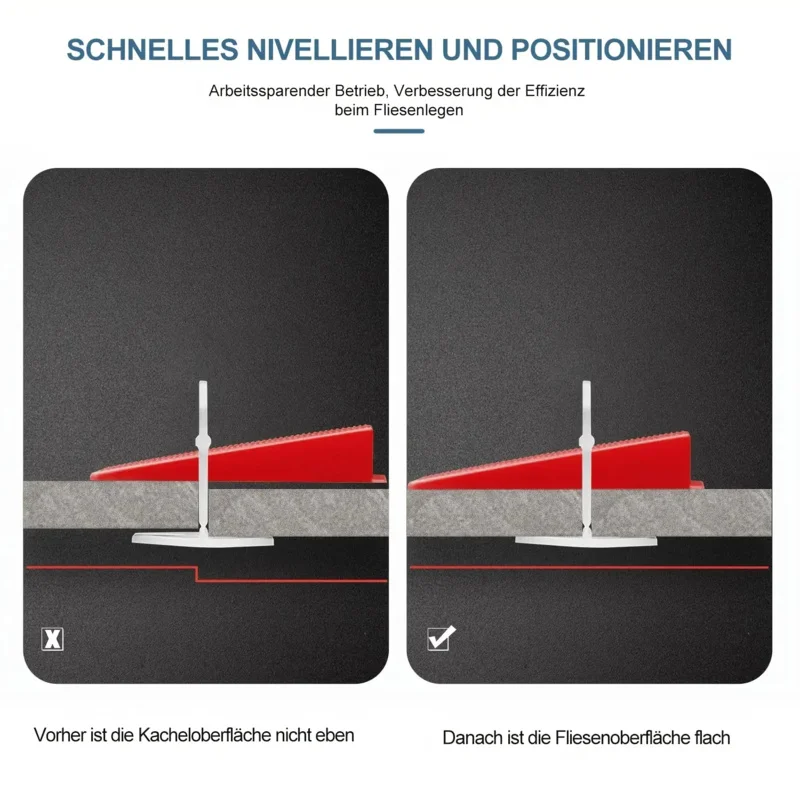 2000 قطعة مقاطع نظام تسوية البلاط مقاطع تسوية البلاط لتقوم بها بنفسك فواصل تسوية البلاط لبلاط السيراميك والحجر الاحترافي