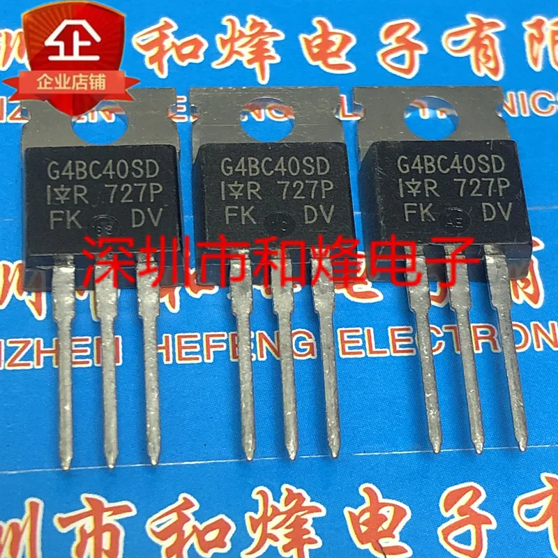 

10PCS/LOT G4BC40SD IRG4BC40SD TO-220 600V 60A Transistors On Stock Quality