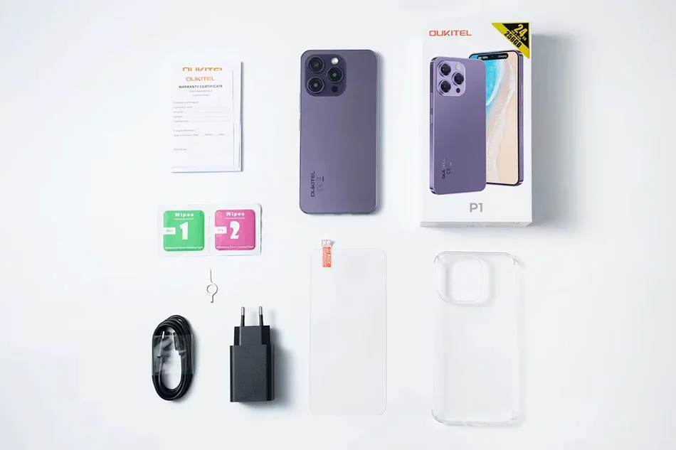 OUKITEL P1 新品未開封品　ブラック OUKITEL P1 スマートフォン グローバルバージョン 6.7 インチ