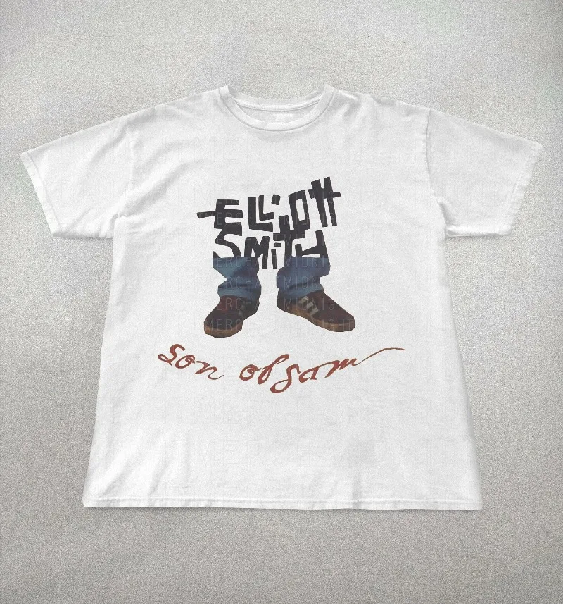 Elliot Smith Shirt, 90s Band Shirt, Elliot Smith Tee Summer Men's and Women's Loose and Breathable T-shirt Top