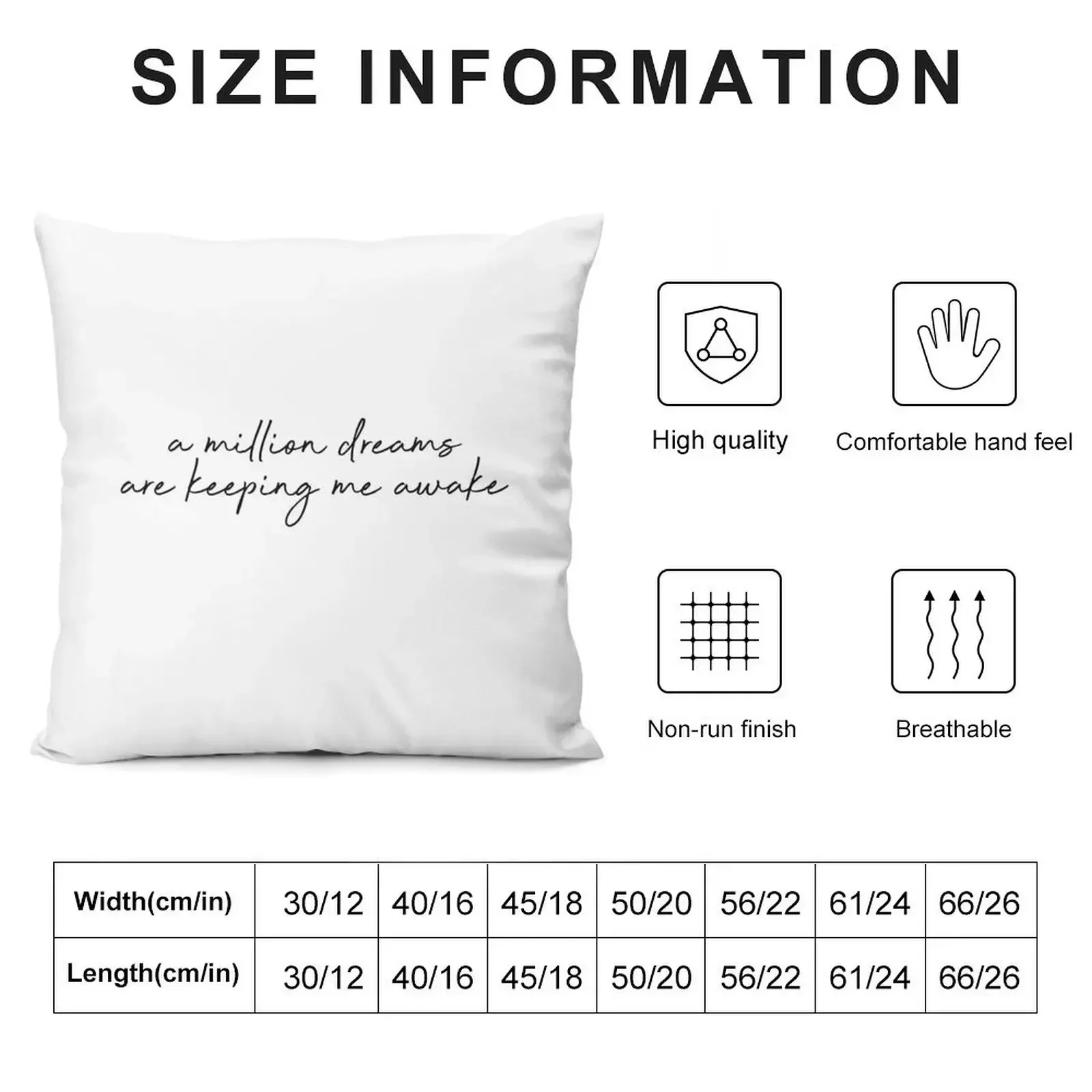 A million dreams are keeping me awake - The Greatest Showman Throw Pillow christmas ornaments 2025 Luxury Cushion Cover pillow