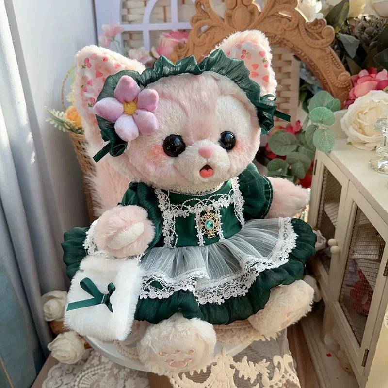 10cm cotton doll clothes, small olive dress, 15cm 20cm 40cm doll dress free shipping