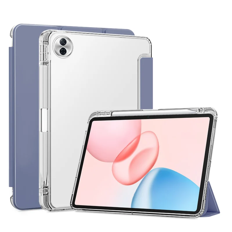 

For Honor Pad 10 12.1 inch 2025 Case with Pen Holder PU Leather Soft Back Stand Cover For Coque Honor Pad 10 Tablet Case