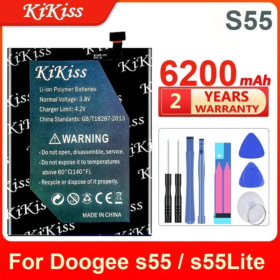

Аккумулятор Kikiss S55 6200 мАч для Doogee Lite