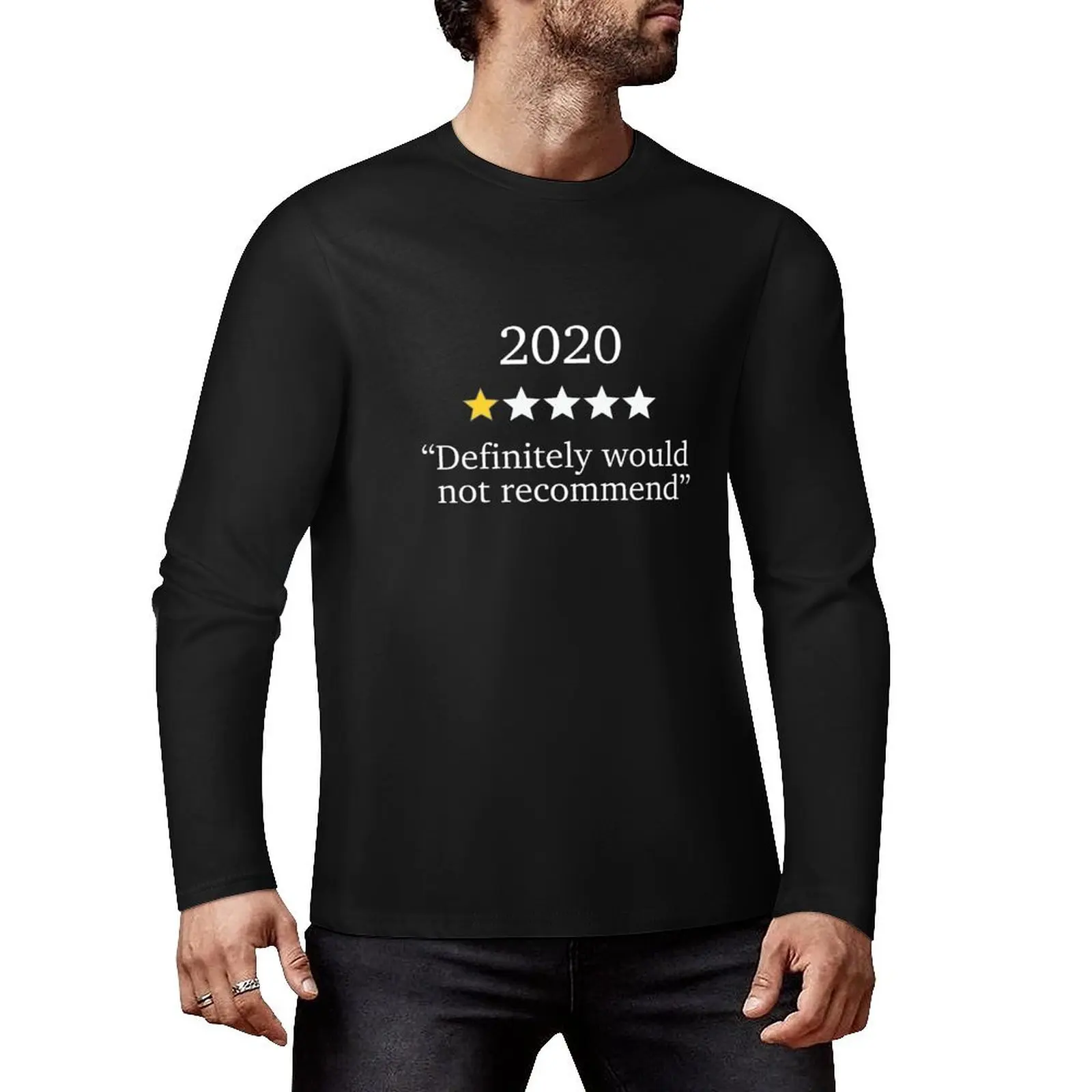 Funny 2020 One Star Rating - Would Not Recommend - 2020 Souvenir Long T-Shirt plus size t shirts mens big and tall t shirts