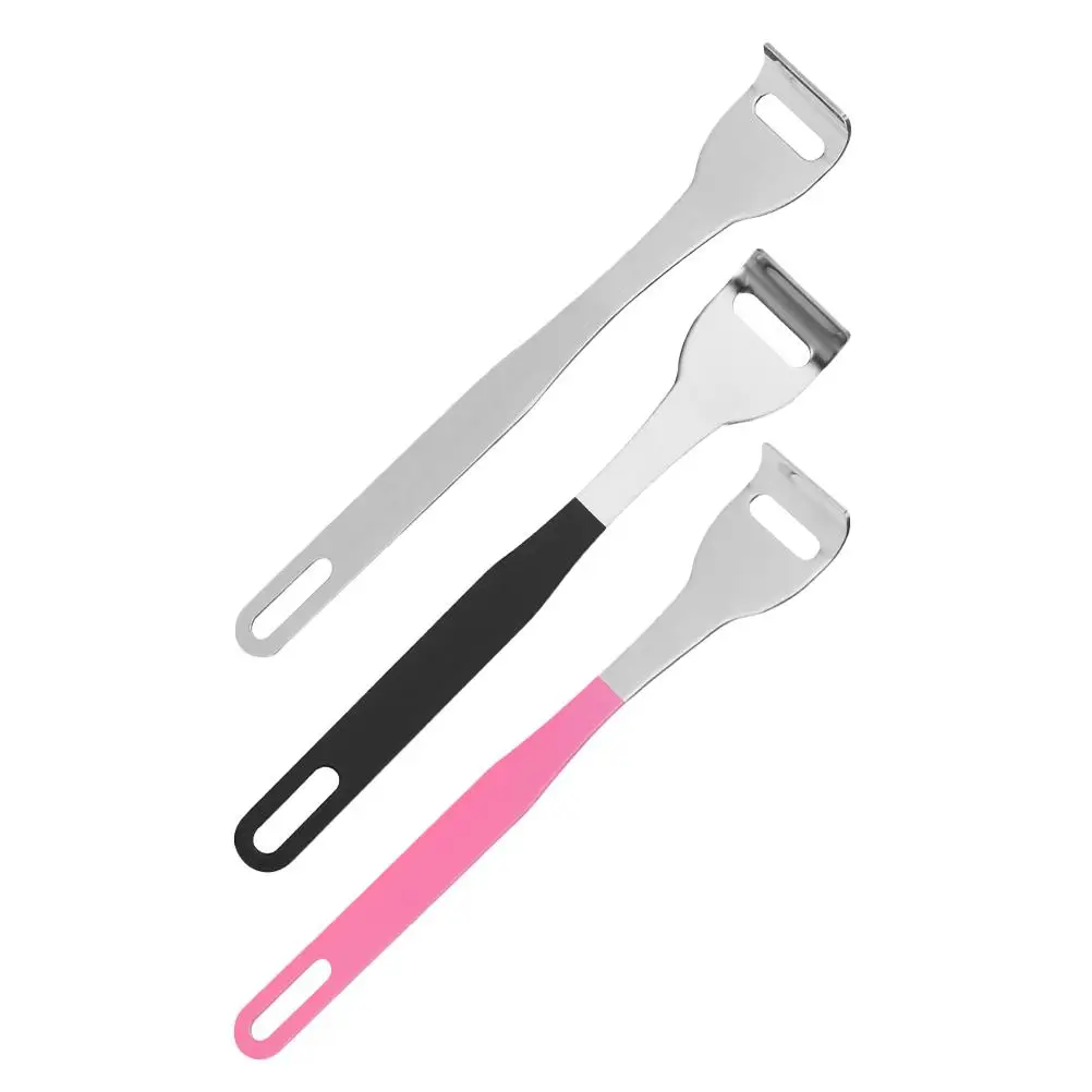3Pcs Stainless Steel Tongue Scraper Tongue Coating Tongue Coating Scraper Silver