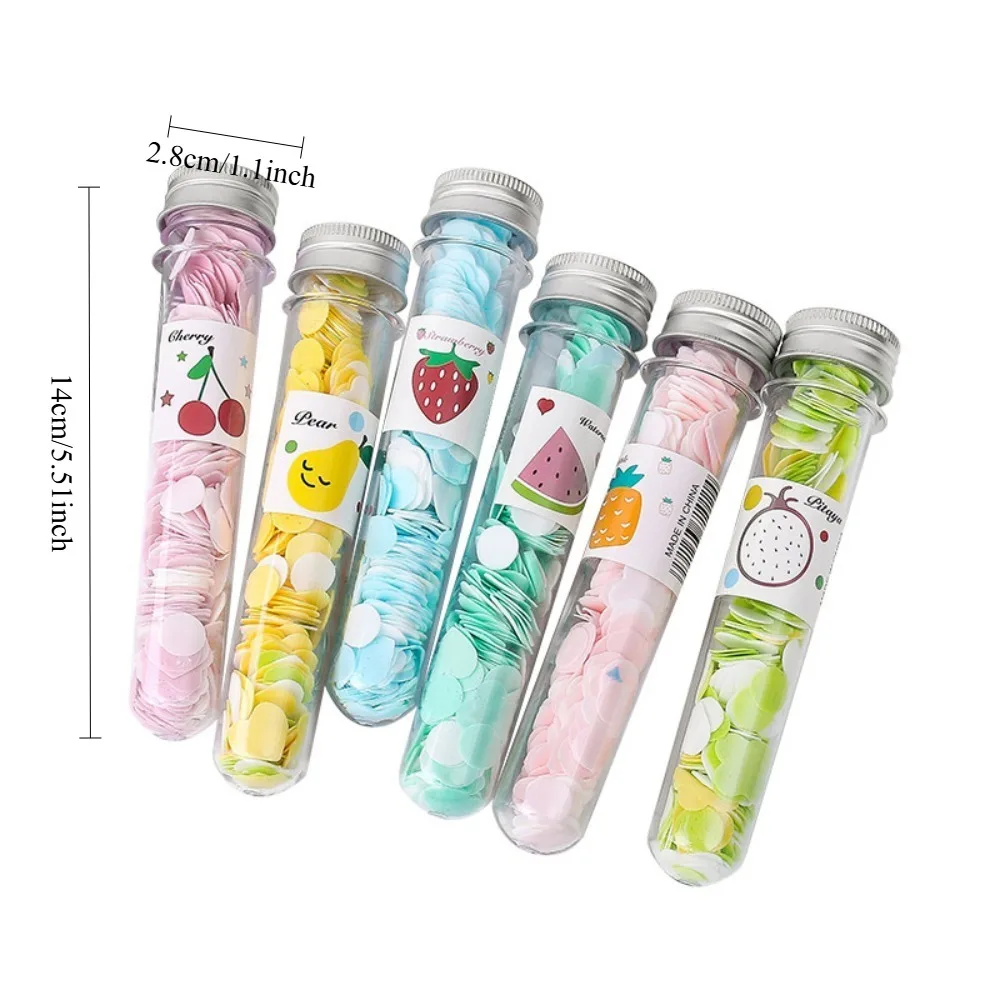 Portable Soap Paper Flower Disposable Sheets Test Tube Bottle For Travel Outdoor Hand Washing view 2